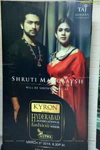 Kyron Hyderabad Internation Fashion Week Logo Launch