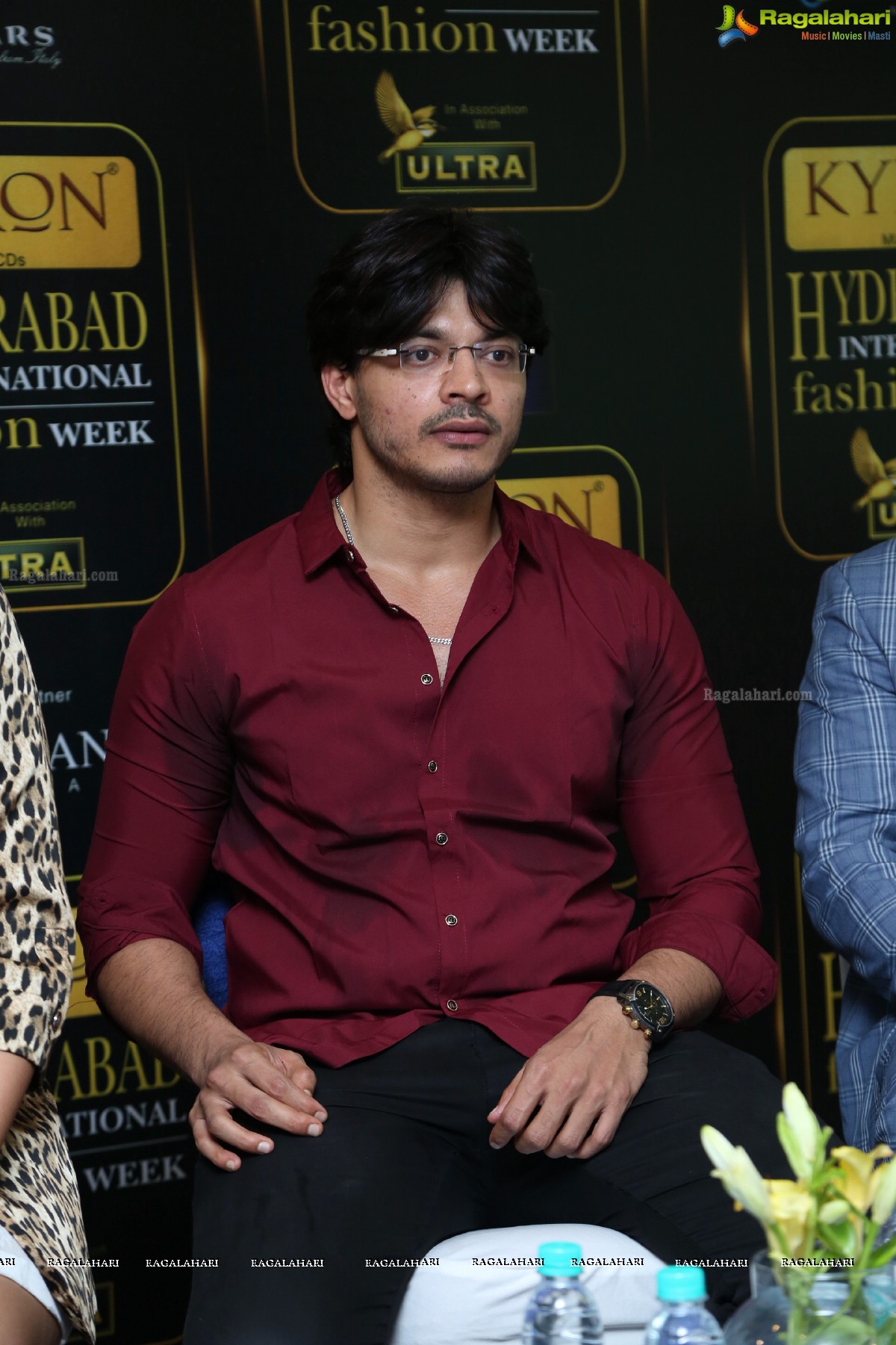 Kyron Hyderabad Internation Fashion Week Press Meet at Taj Banjara