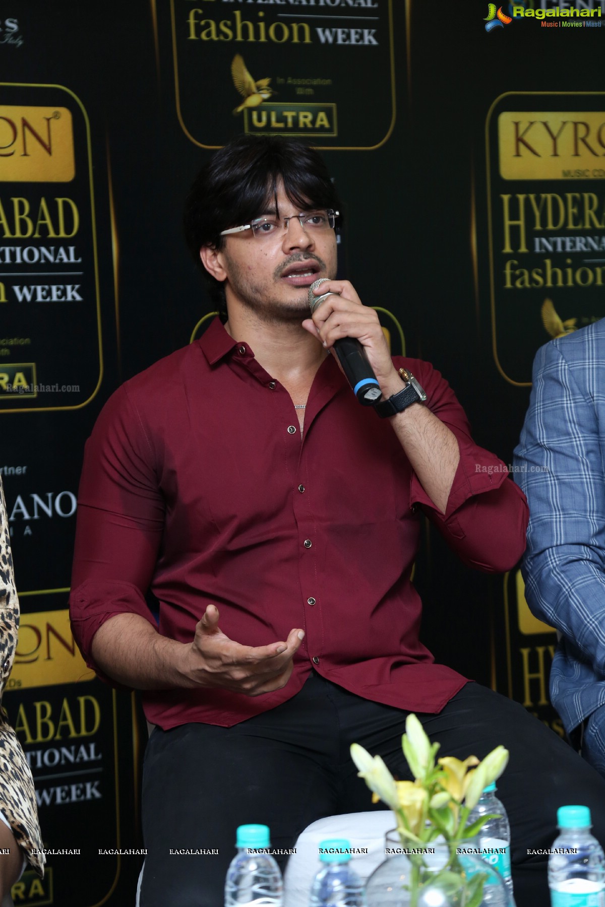 Kyron Hyderabad Internation Fashion Week Press Meet at Taj Banjara