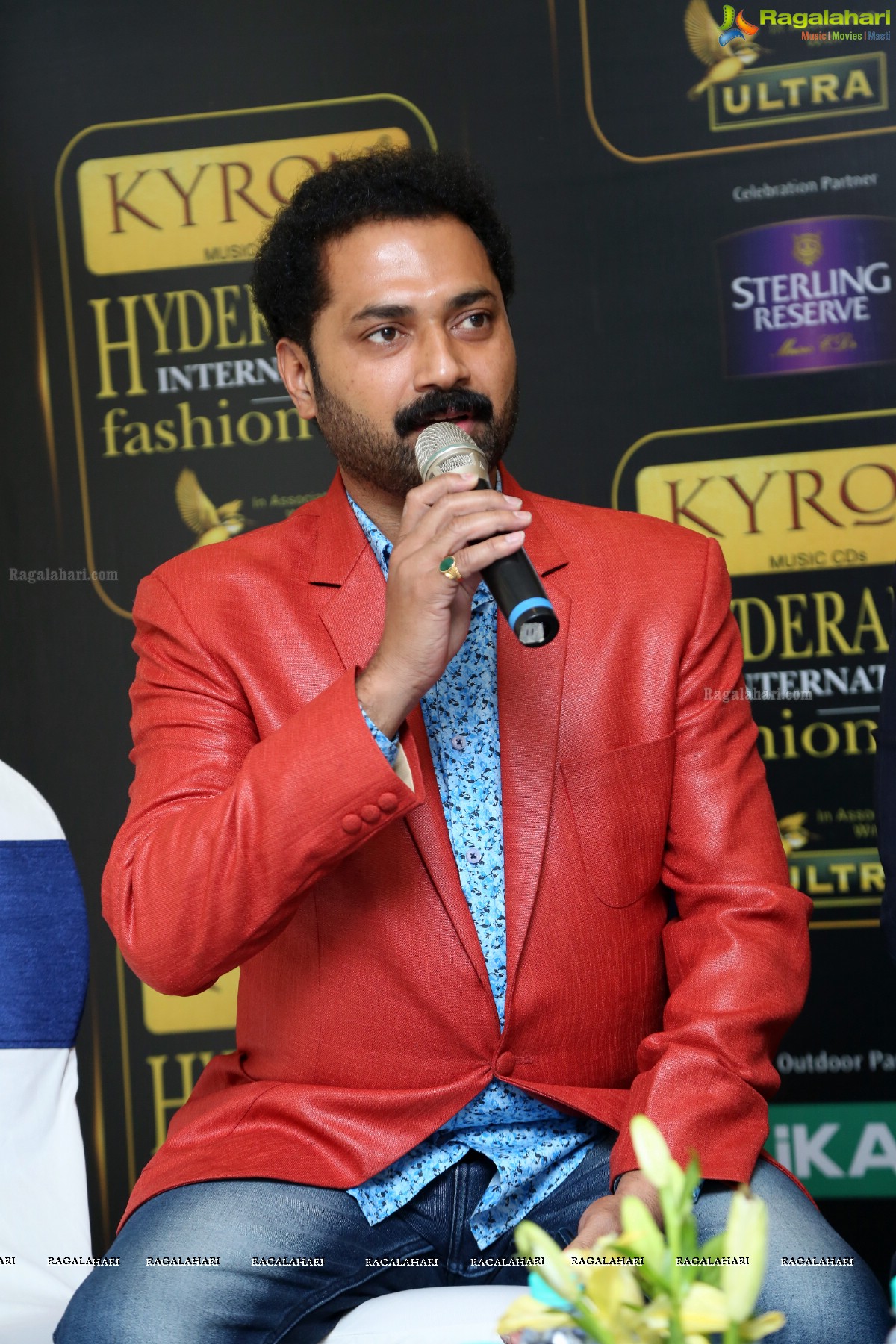 Kyron Hyderabad Internation Fashion Week Press Meet at Taj Banjara