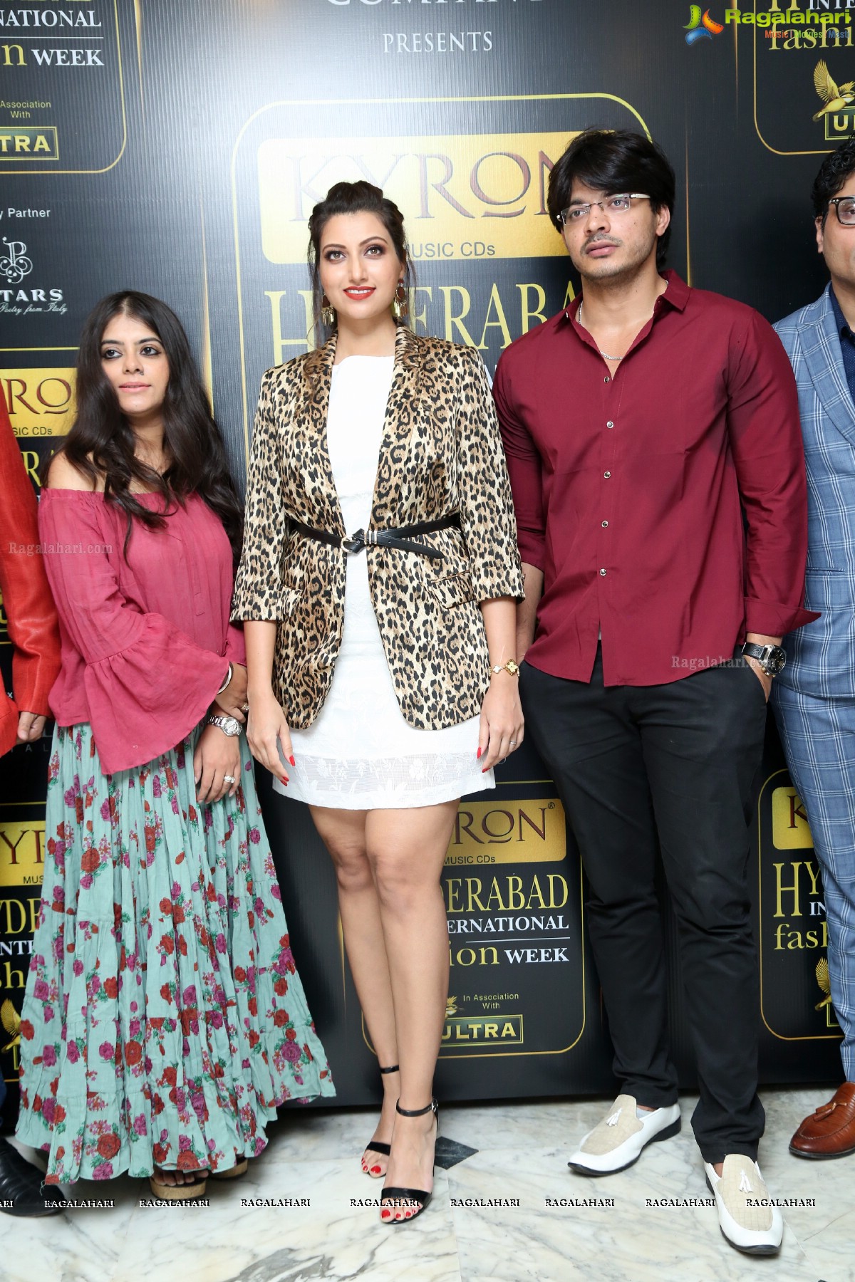 Kyron Hyderabad Internation Fashion Week Press Meet at Taj Banjara