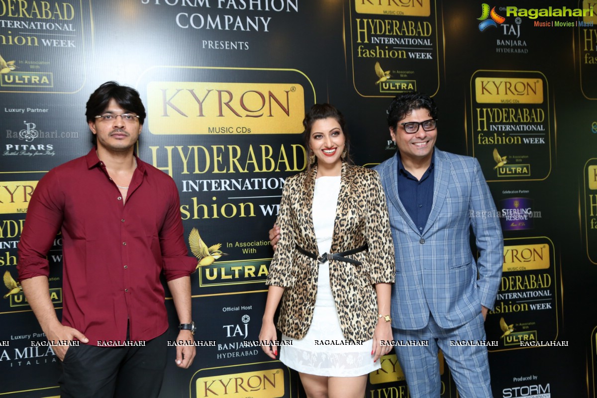 Kyron Hyderabad Internation Fashion Week Press Meet at Taj Banjara