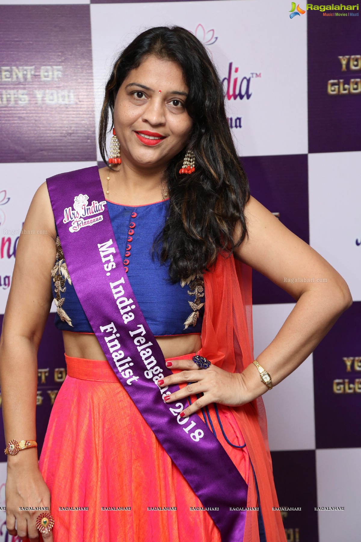 Mrs India Telangana Pre-Audition Press Meet at Turquoise Hall, Marriott 