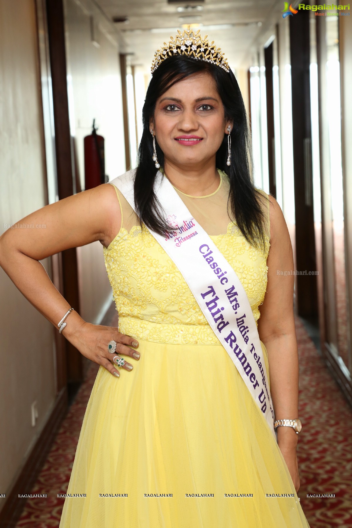 Mrs India Telangana Pre-Audition Press Meet at Turquoise Hall, Marriott 