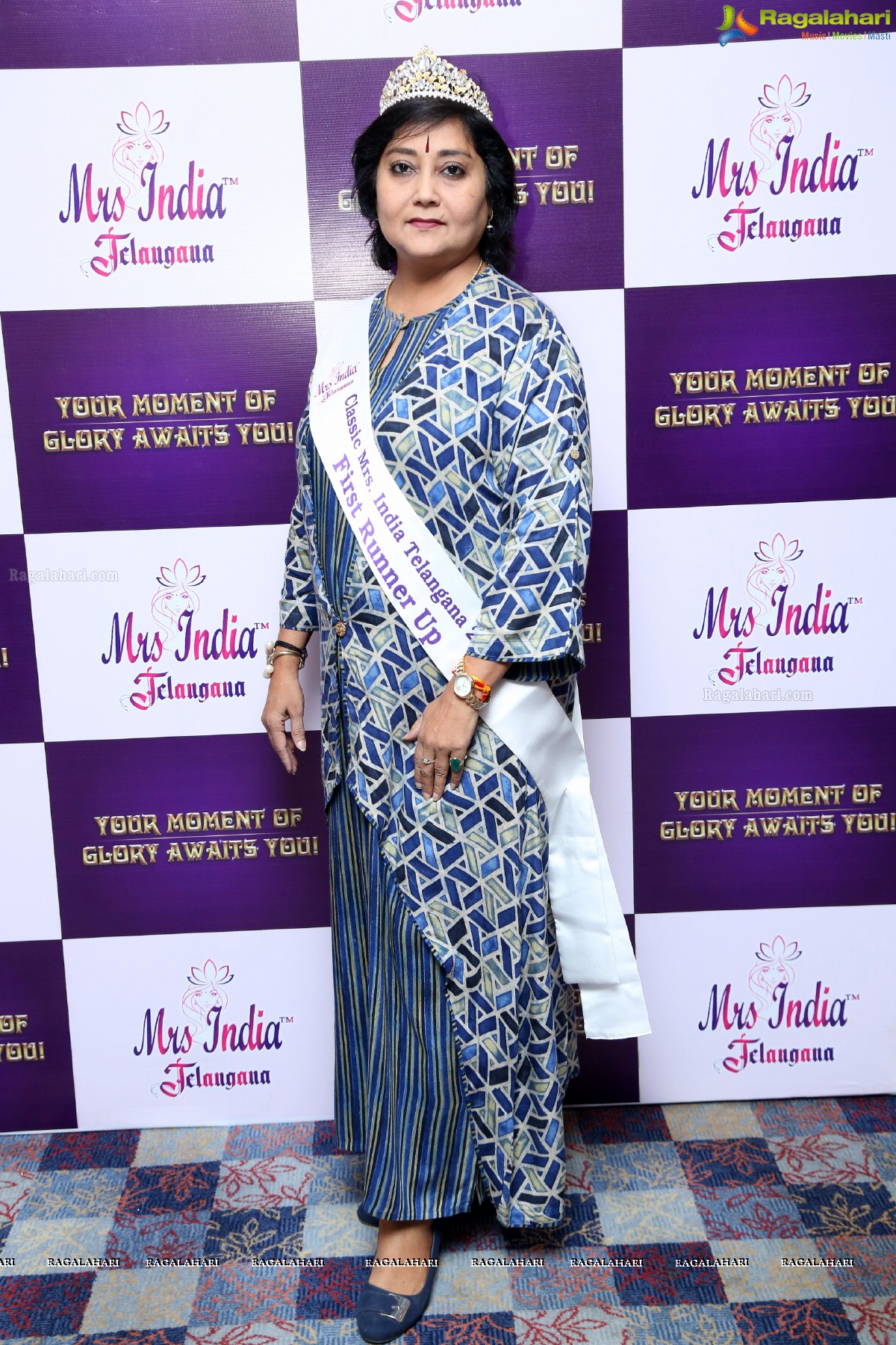 Mrs India Telangana Pre-Audition Press Meet at Turquoise Hall, Marriott 