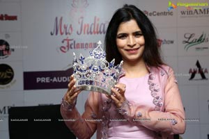 Mrs India Telangana Pre-Audition Press Meet