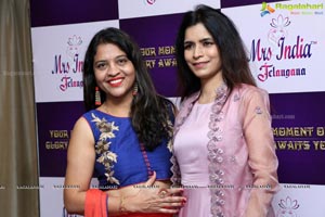 Mrs India Telangana Pre-Audition Press Meet