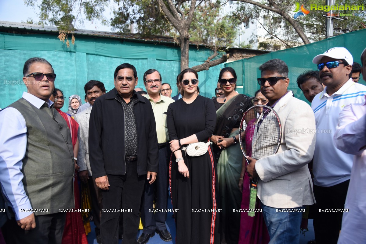 Tennis Ace Ms Sania Mirza Inaugurates Tennis Court at OMC & Valedictory of the MEGAREUNION of OSMECOS80 