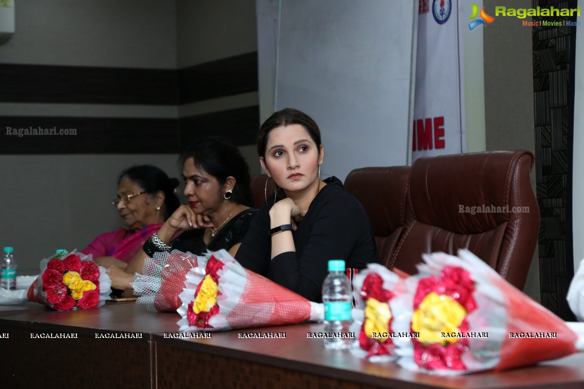 Tennis Ace Ms Sania Mirza Inaugurates Tennis Court at OMC & Valedictory of the MEGAREUNION of OSMECOS80 