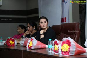 Ms Sania Mirza Inaugurates Tennis Court at OMC