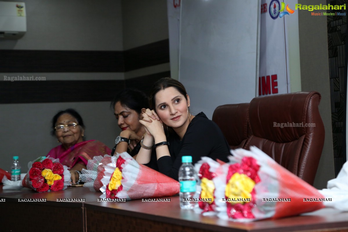 Tennis Ace Ms Sania Mirza Inaugurates Tennis Court at OMC & Valedictory of the MEGAREUNION of OSMECOS80 