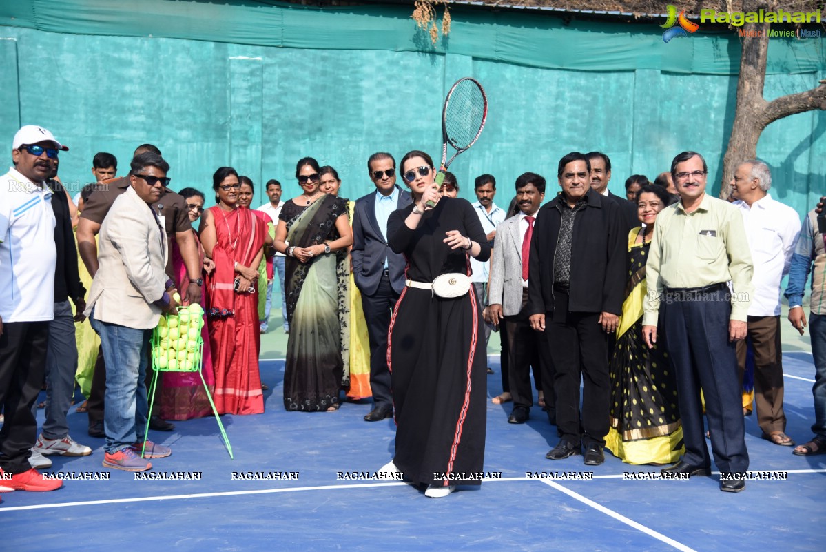 Tennis Ace Ms Sania Mirza Inaugurates Tennis Court at OMC & Valedictory of the MEGAREUNION of OSMECOS80 