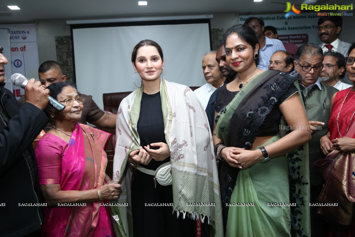 Tennis Ace Ms Sania Mirza Inaugurates Tennis Court at OMC & Valedictory of the MEGAREUNION of OSMECOS80 