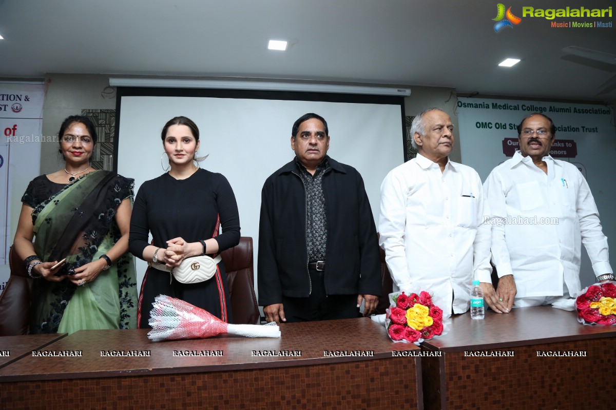 Tennis Ace Ms Sania Mirza Inaugurates Tennis Court at OMC & Valedictory of the MEGAREUNION of OSMECOS80 