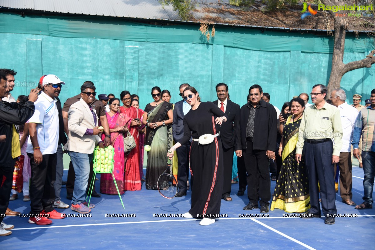 Tennis Ace Ms Sania Mirza Inaugurates Tennis Court at OMC & Valedictory of the MEGAREUNION of OSMECOS80 