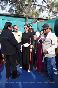 Ms Sania Mirza Inaugurates Tennis Court at OMC