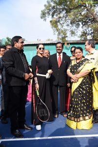 Ms Sania Mirza Inaugurates Tennis Court at OMC