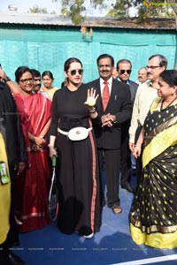 Ms Sania Mirza Inaugurates Tennis Court at OMC