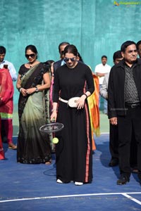 Ms Sania Mirza Inaugurates Tennis Court at OMC