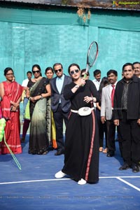 Ms Sania Mirza Inaugurates Tennis Court at OMC