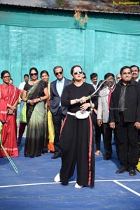 Ms Sania Mirza Inaugurates Tennis Court at OMC