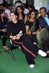 Ms Sania Mirza Inaugurates Tennis Court at OMC