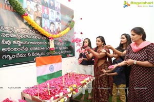 Sanjana Anne & Team Pay Candlelight Tribute To CRPF Soldiers