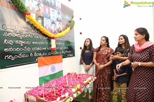 Sanjana Anne & Team Pay Candlelight Tribute To CRPF Soldiers