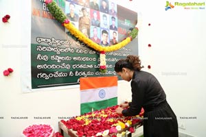 Sanjana Anne & Team Pay Candlelight Tribute To CRPF Soldiers