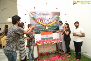 Sanjana Anne & Team Pay Candlelight Tribute To CRPF Soldiers