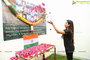 Sanjana Anne & Team Pay Candlelight Tribute To CRPF Soldiers