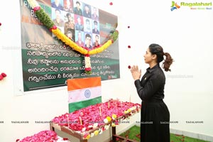 Sanjana Anne & Team Pay Candlelight Tribute To CRPF Soldiers