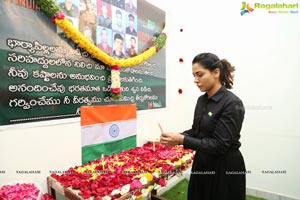 Sanjana Anne & Team Pay Candlelight Tribute To CRPF Soldiers