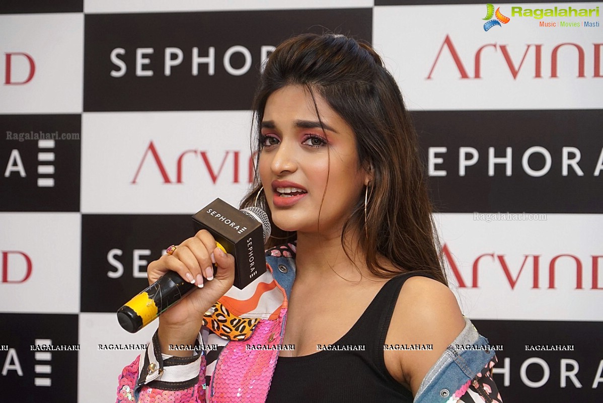 Nidhhi Agerwal Launches Sephora 1st Store in Hyderabad at Forum Mall   