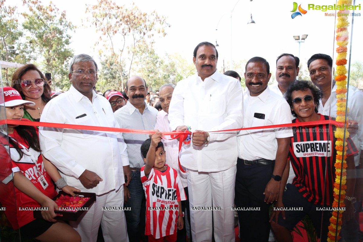 TRS MLA- Arekapudi Gandhi Inaugurates Supreme Sports Studio at Serilingampally, Hyderabad