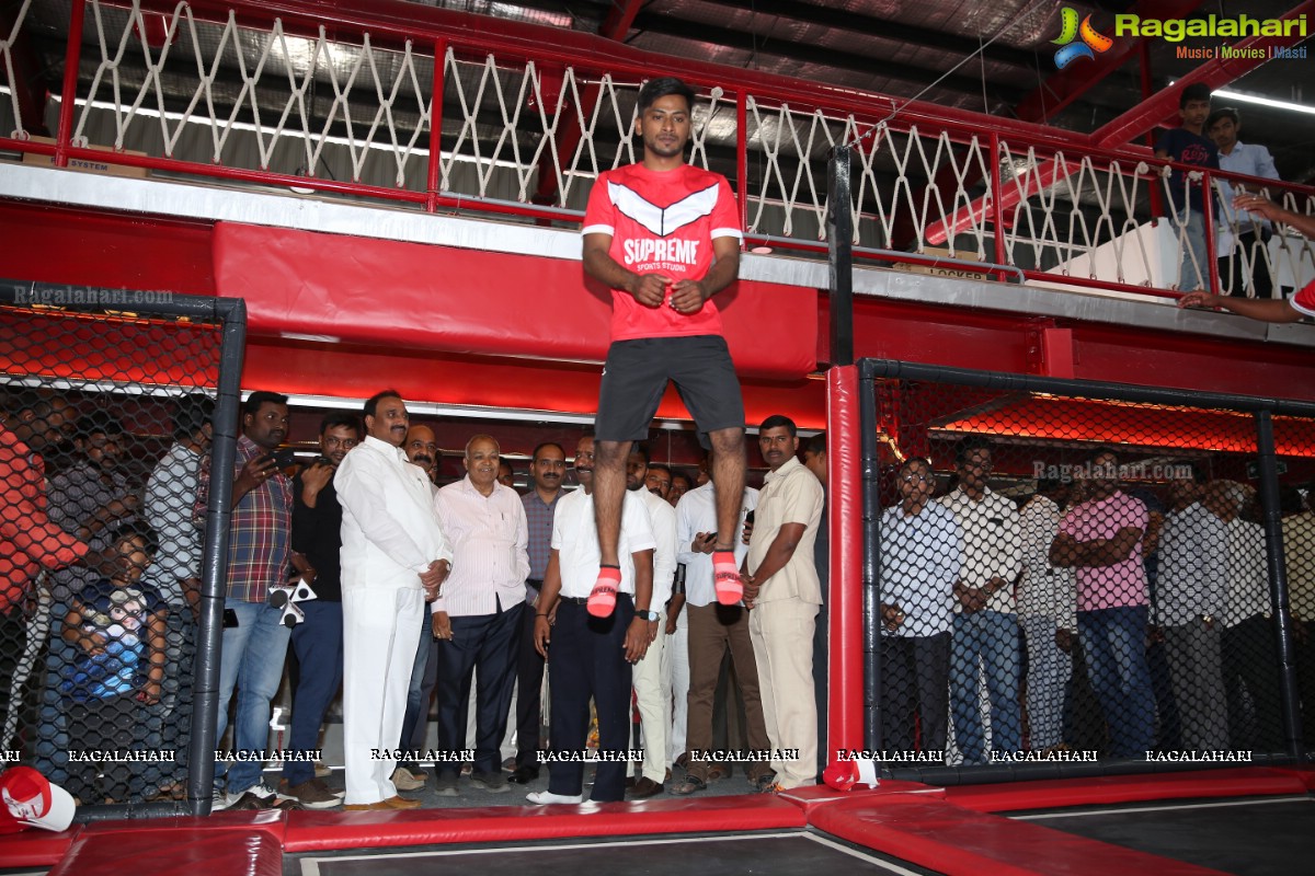 TRS MLA- Arekapudi Gandhi Inaugurates Supreme Sports Studio at Serilingampally, Hyderabad