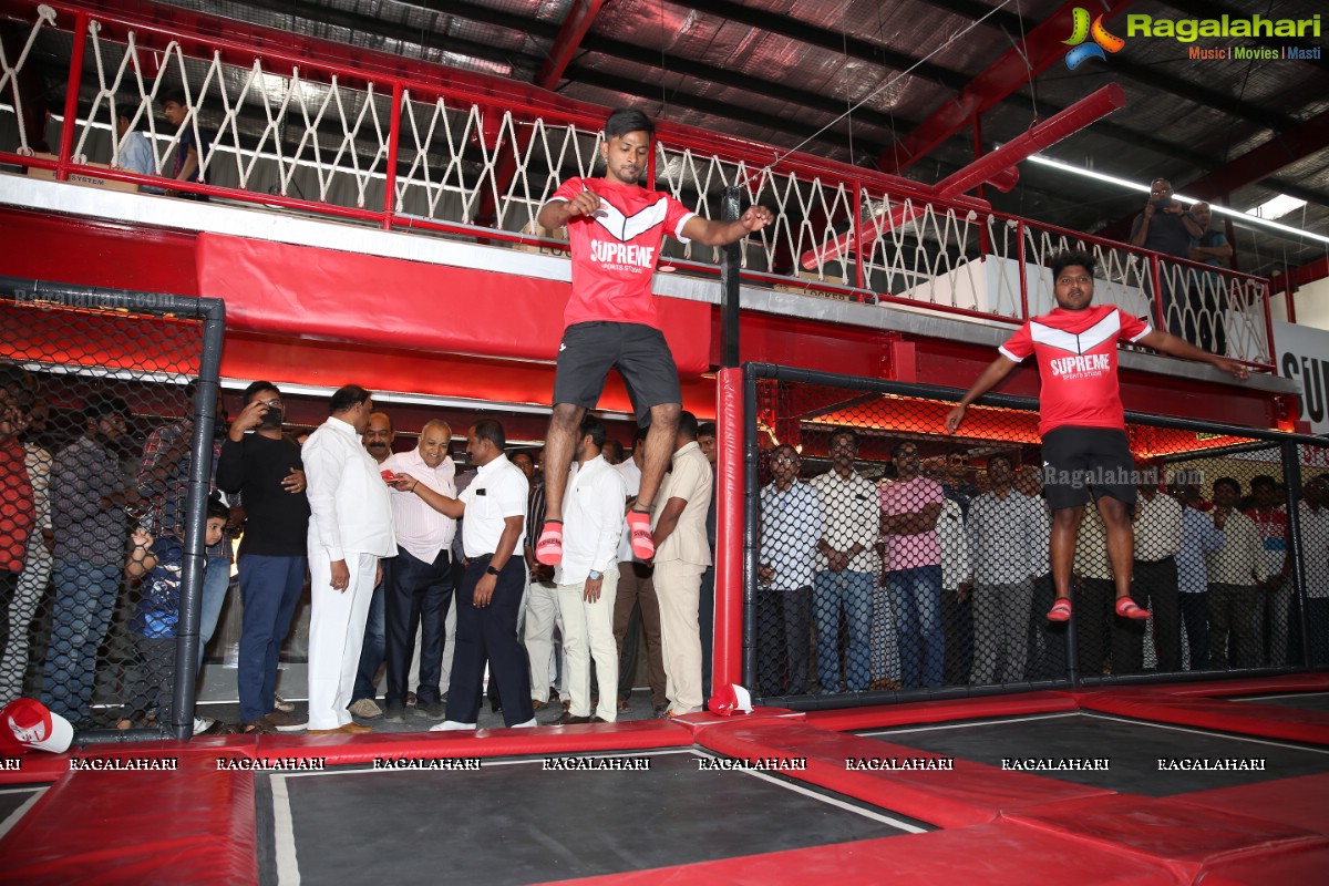 TRS MLA- Arekapudi Gandhi Inaugurates Supreme Sports Studio at Serilingampally, Hyderabad