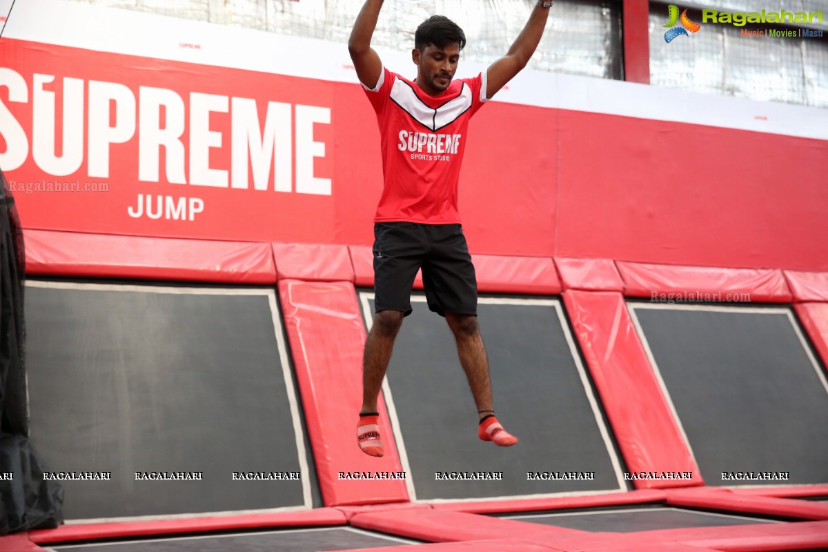 Supreme Sports Studio Opens Its World Class Trampoline Park at Serilingapally