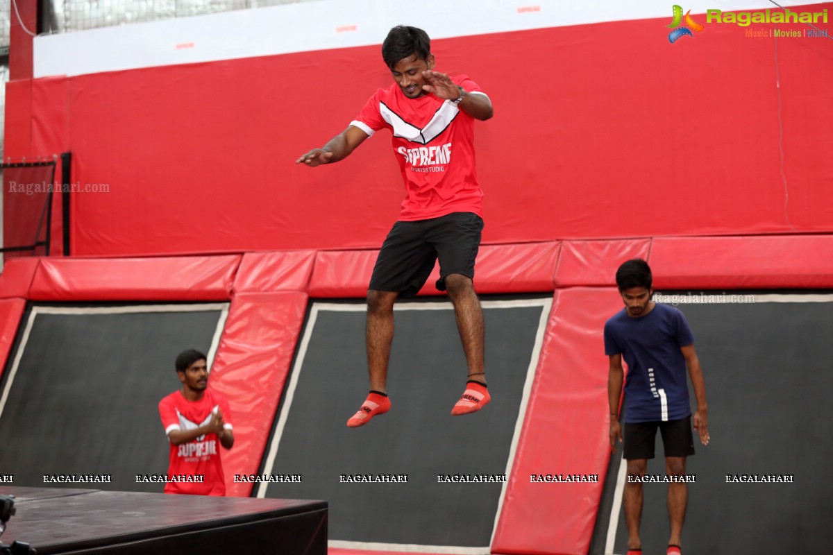 Supreme Sports Studio Opens Its World Class Trampoline Park at Serilingapally