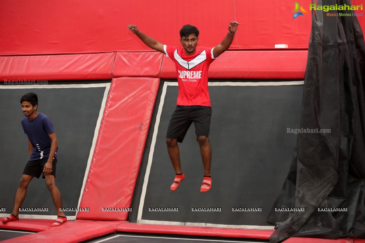 Supreme Sports Studio Opens Its World Class Trampoline Park at Serilingapally