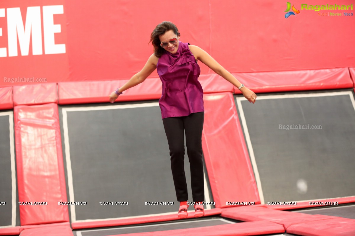 Supreme Sports Studio Opens Its World Class Trampoline Park at Serilingapally