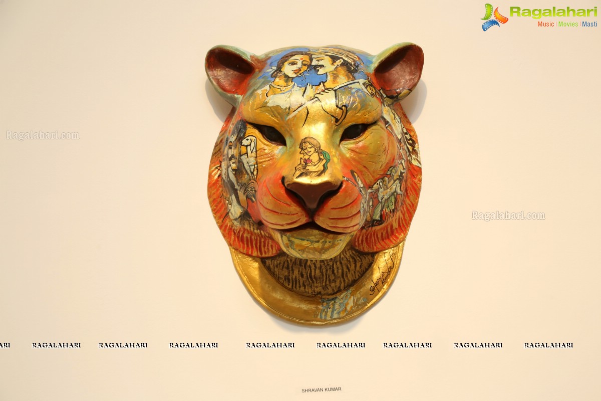 Tiger - Curated by Fawad Tamkanat at Chitramayee State Art Gallery