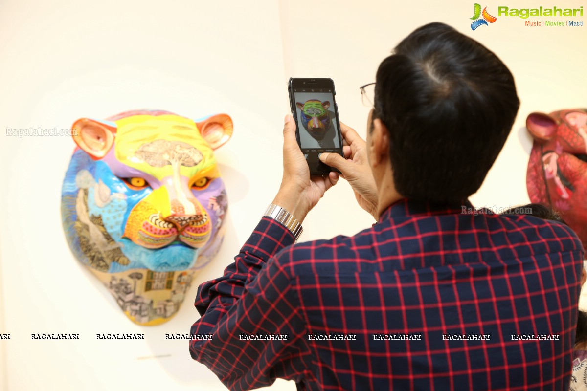 Tiger - Curated by Fawad Tamkanat at Chitramayee State Art Gallery