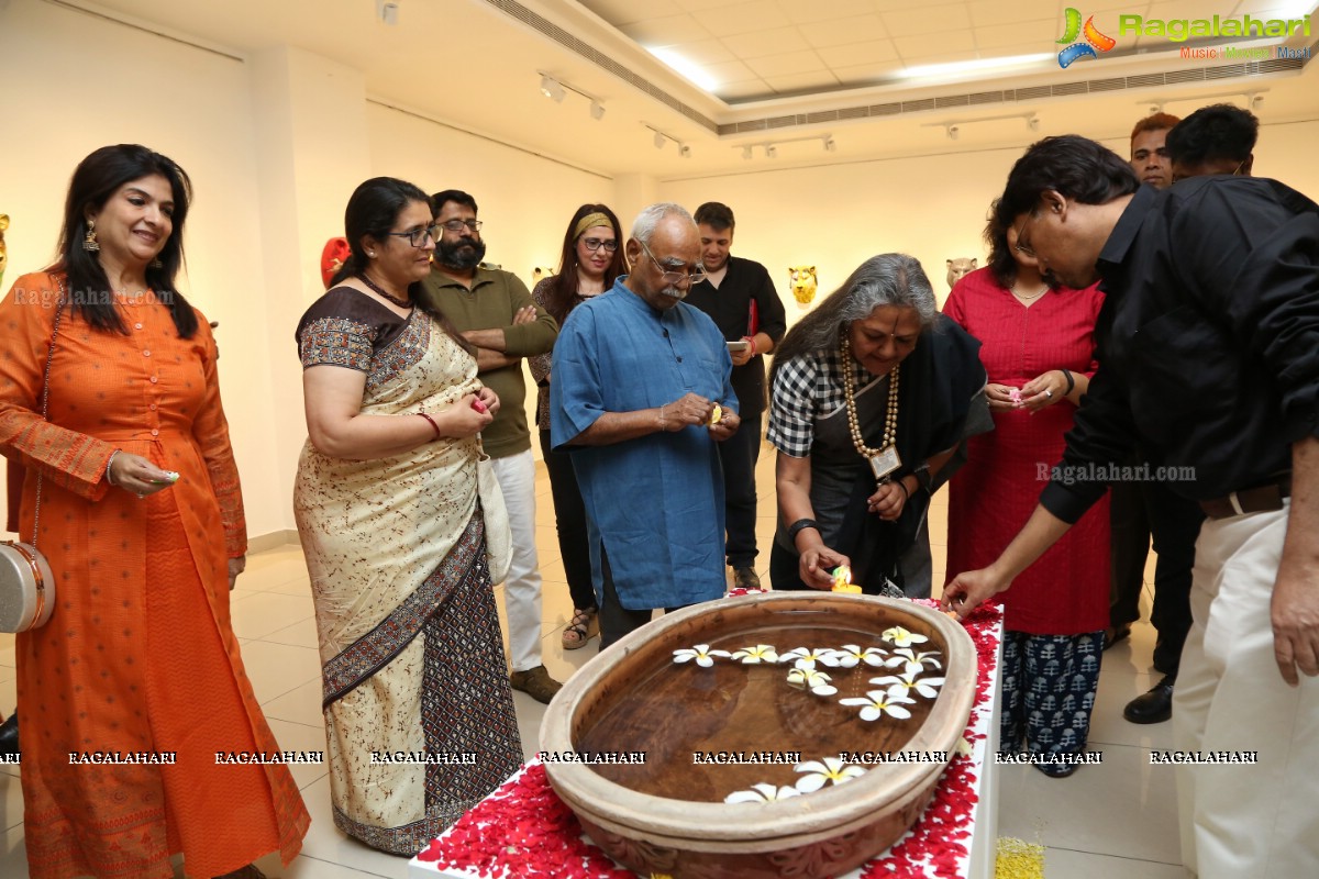 Tiger - Curated by Fawad Tamkanat at Chitramayee State Art Gallery