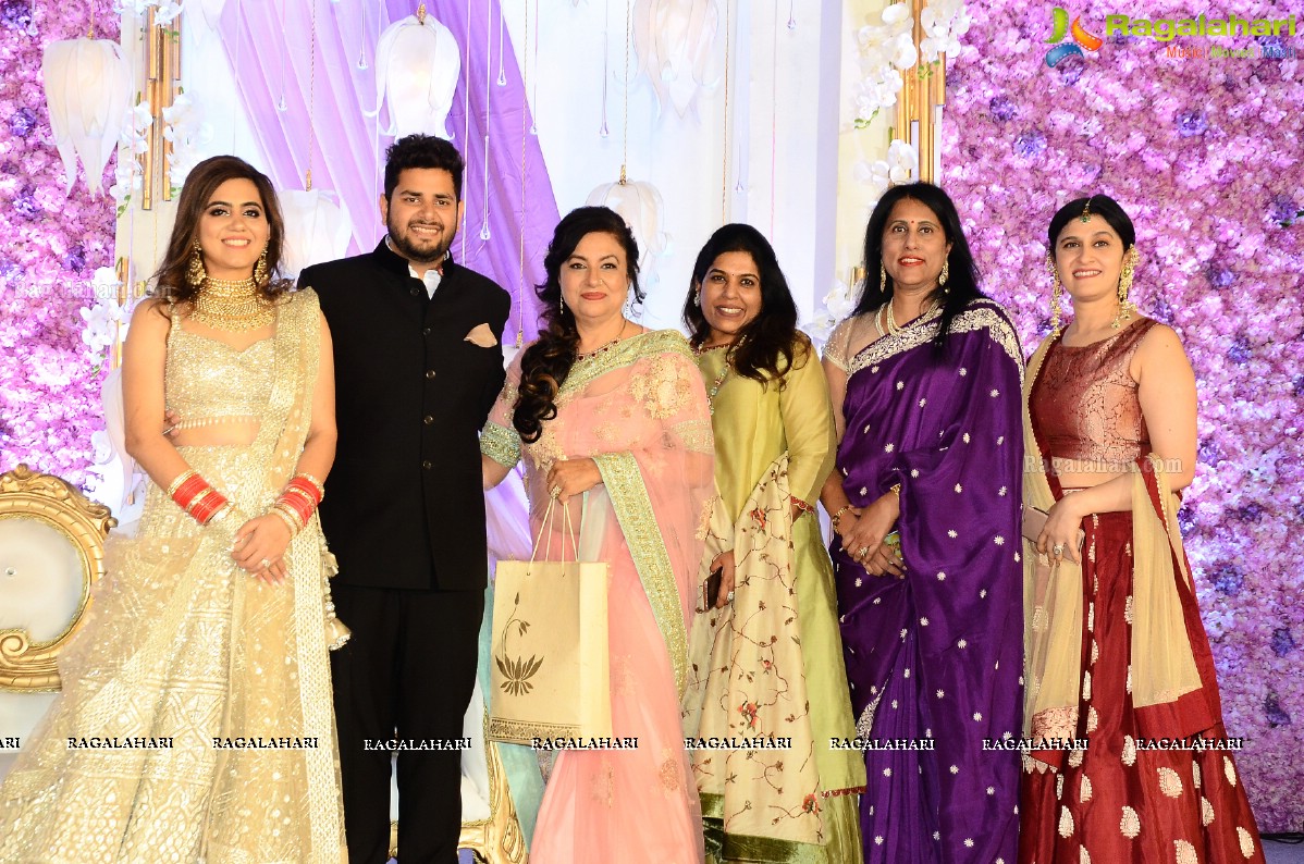 Wedding Reception of Kanak Mehra & Shan Quadras And Krishna Mehra & Lakshita Malhotra at Taj Krishna