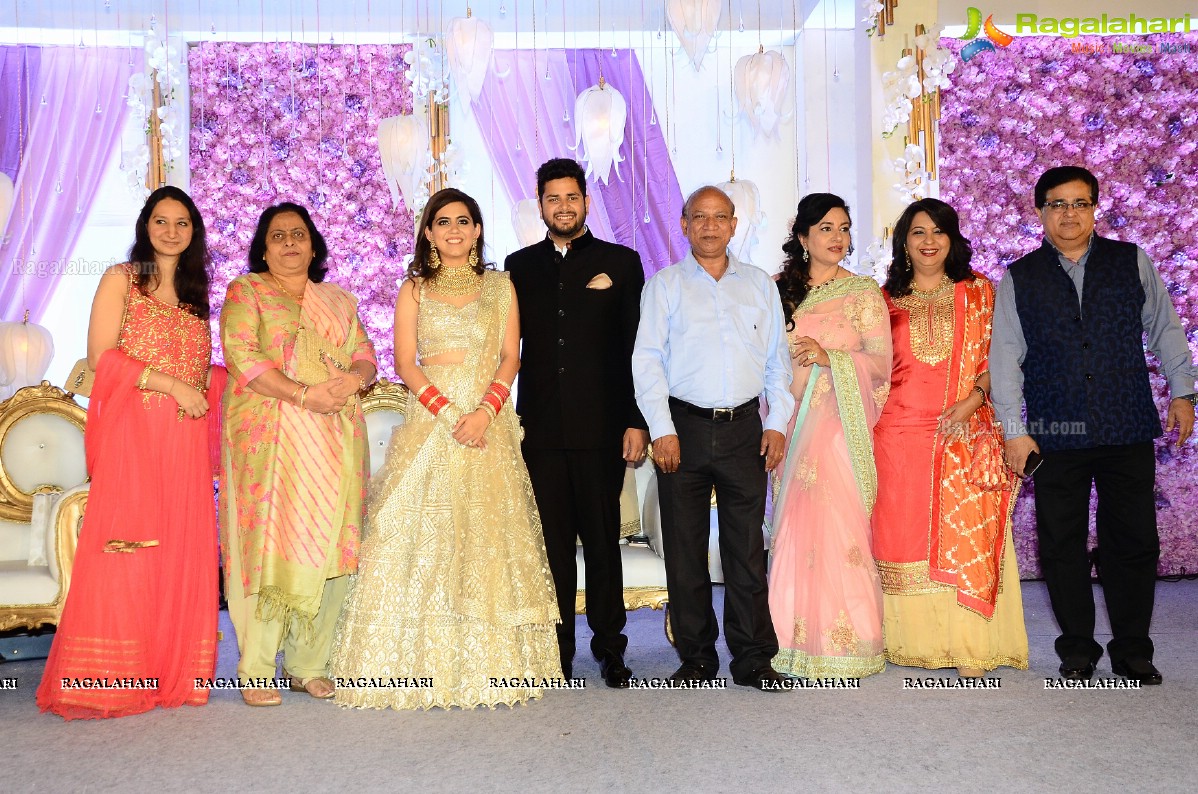 Wedding Reception of Kanak Mehra & Shan Quadras And Krishna Mehra & Lakshita Malhotra at Taj Krishna