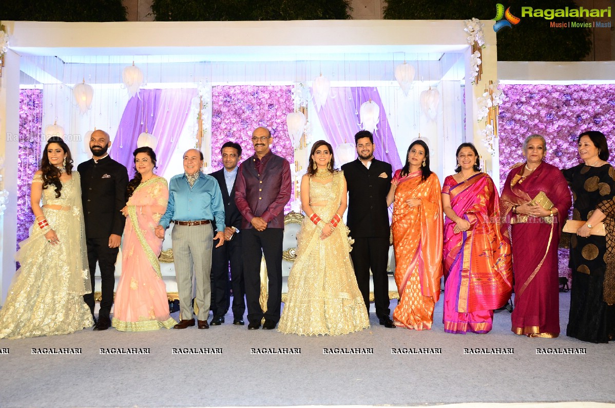 Wedding Reception of Kanak Mehra & Shan Quadras And Krishna Mehra & Lakshita Malhotra at Taj Krishna