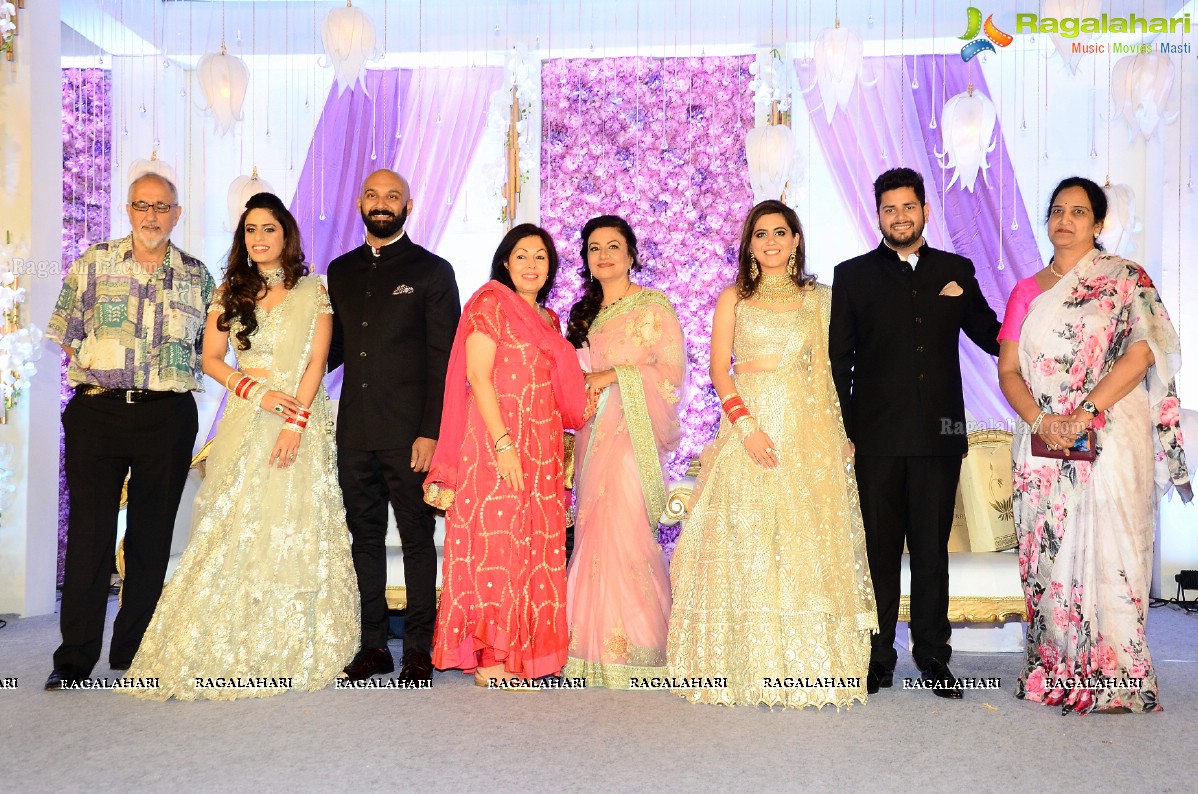 Wedding Reception of Kanak Mehra & Shan Quadras And Krishna Mehra & Lakshita Malhotra at Taj Krishna