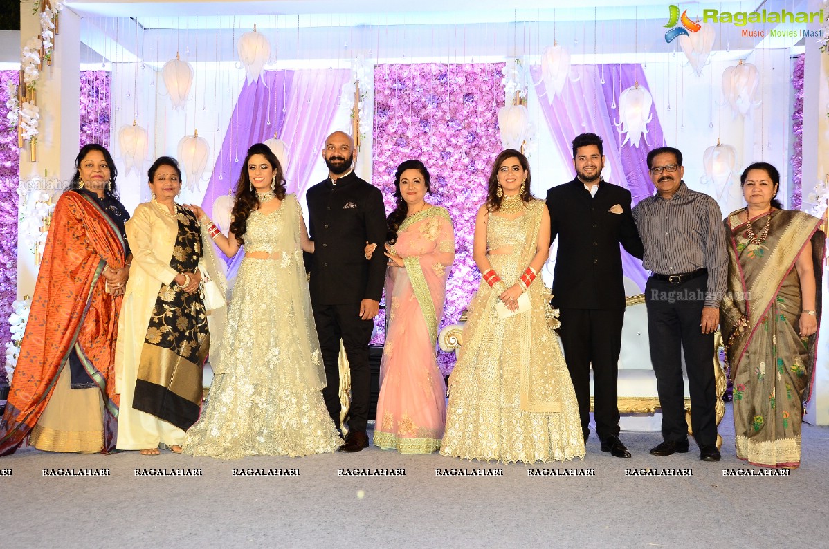 Wedding Reception of Kanak Mehra & Shan Quadras And Krishna Mehra & Lakshita Malhotra at Taj Krishna