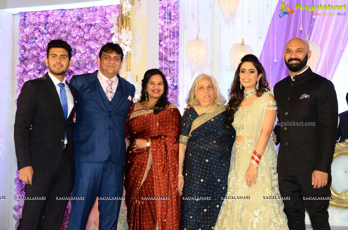 Wedding Reception of Kanak Mehra & Shan Quadras And Krishna Mehra & Lakshita Malhotra at Taj Krishna